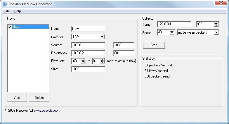 NetFlow-Generator