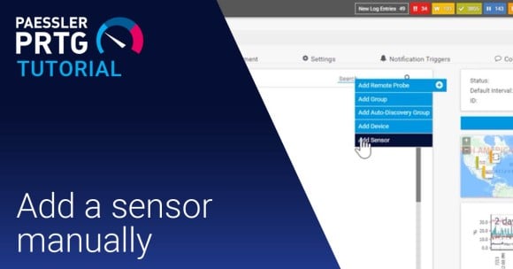 PRTG tutorial sensor