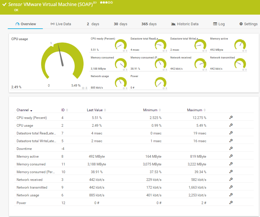 Máquina virtual VMware (SOAP)