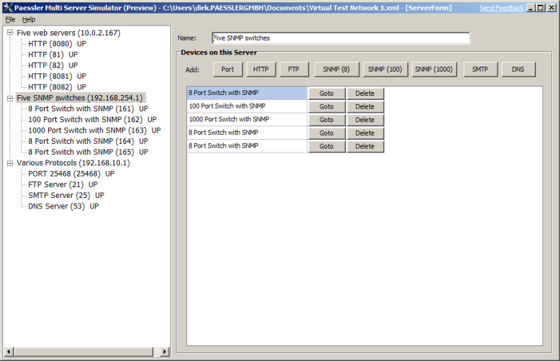 Simulateur multi-serveurs