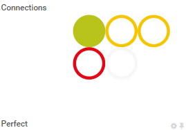 Les consultations de type Bitfield sont visualisées sous forme d'interrupteurs.
