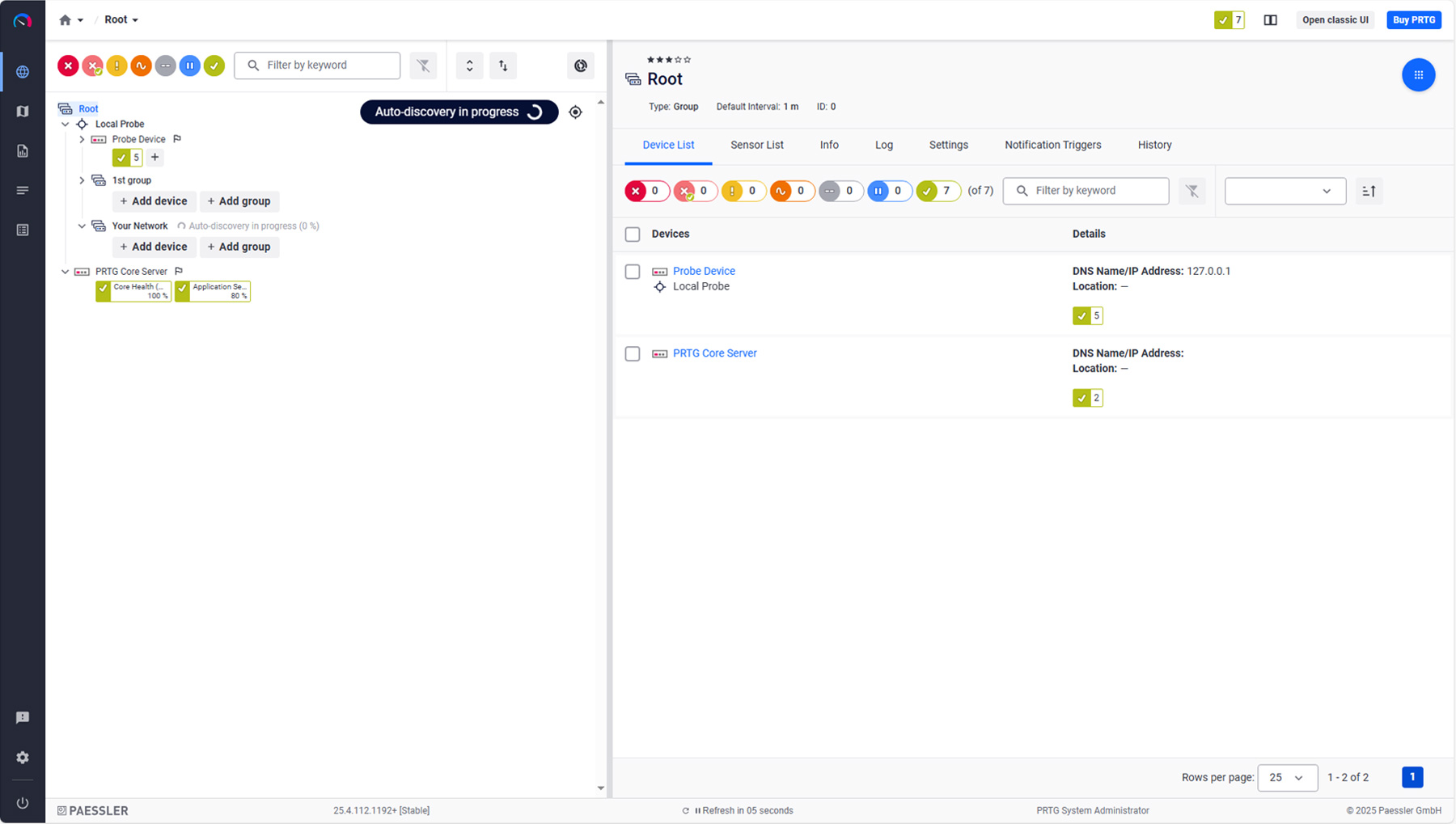 Finish and Start Monitoring