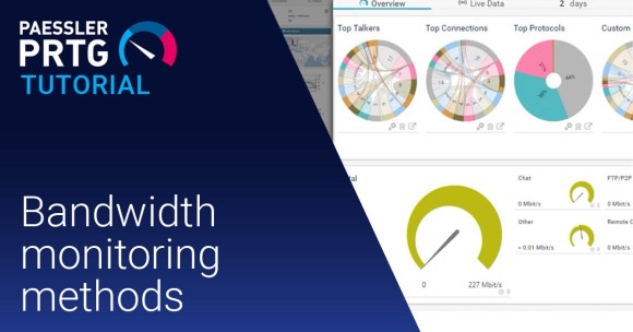 PRTG tutorial bandwidth monitoring methods