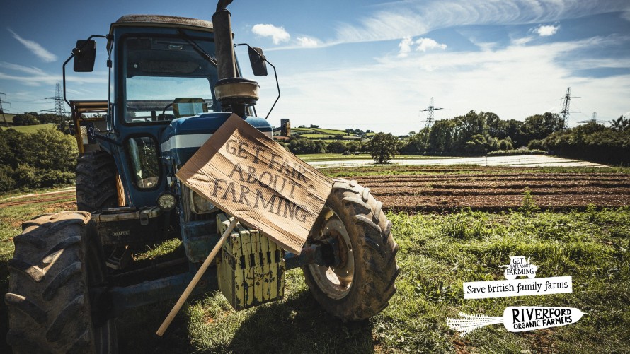 Fair werden in der Landwirtschaft - Traktor