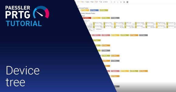 PRTG tutorial device tree