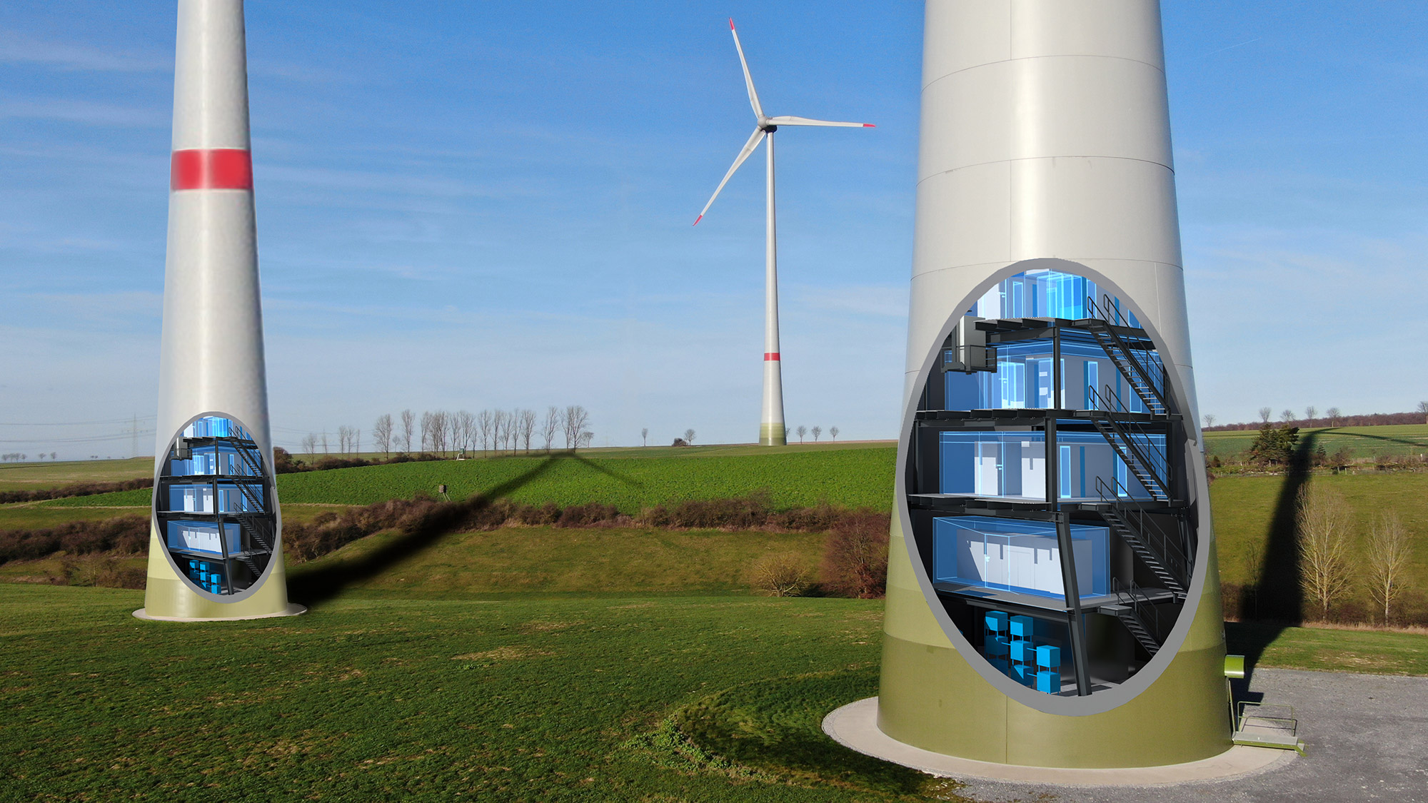 Caso di studio: turbina per data center Windcores