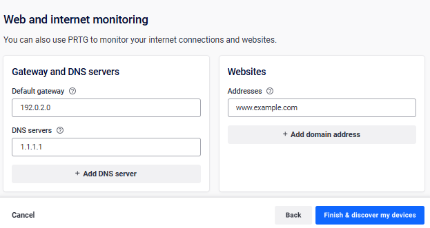 Web and Internet monitoring